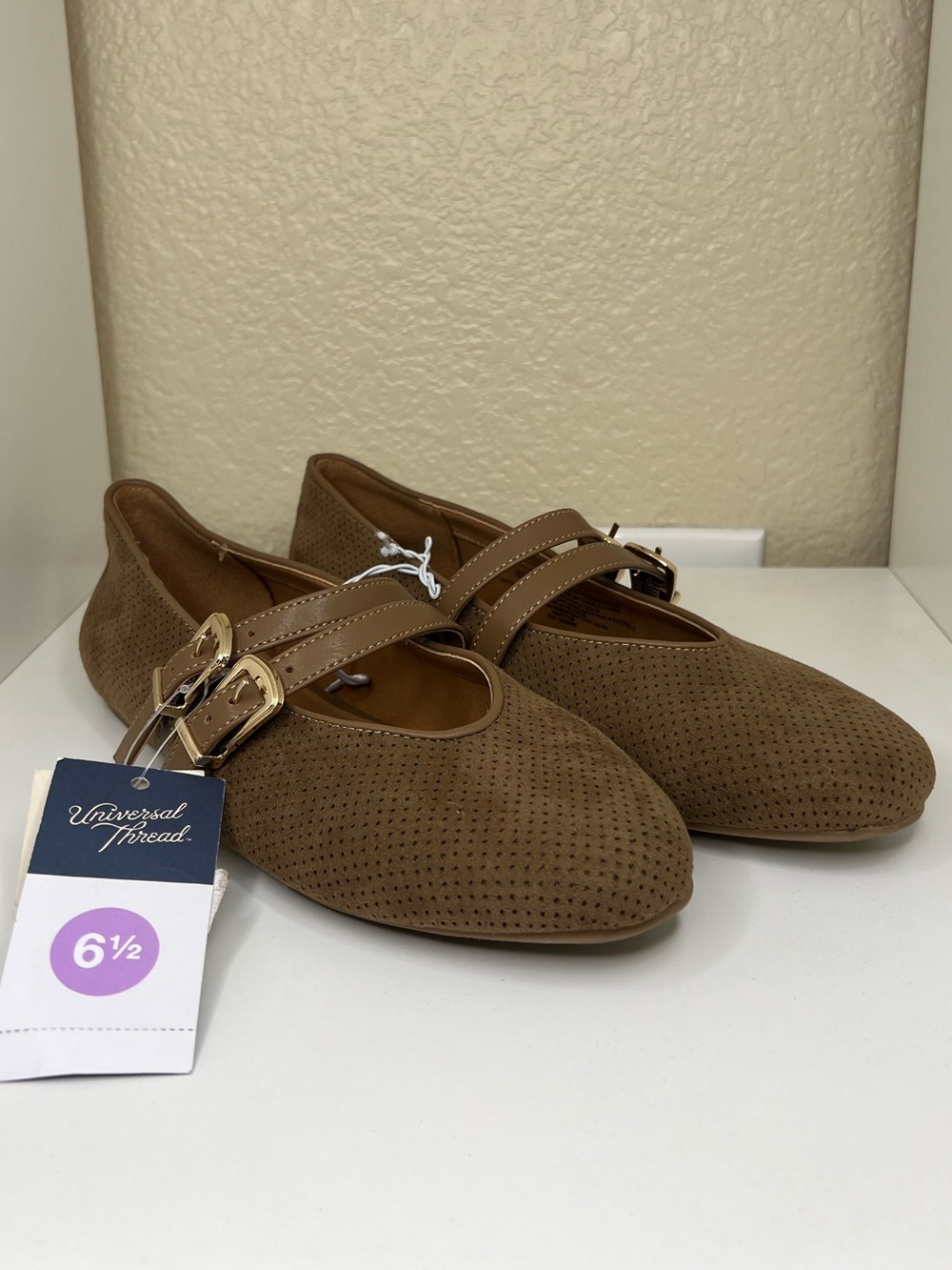 Universal Thread Henrietta Double Strap Mary Jane Flats - 6.5